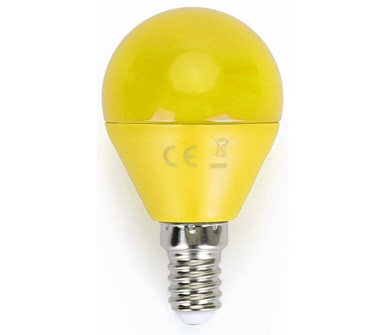 B.V. LED Žárovka G45 E14/4W/230V žlutá -