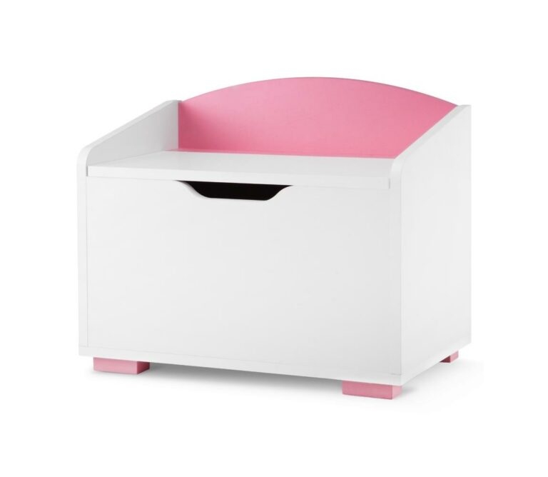 Konsimo Sp. z o.o. Sp. k. Dětský úložný kontejner PABIS 50x60 cm bílá/růžová