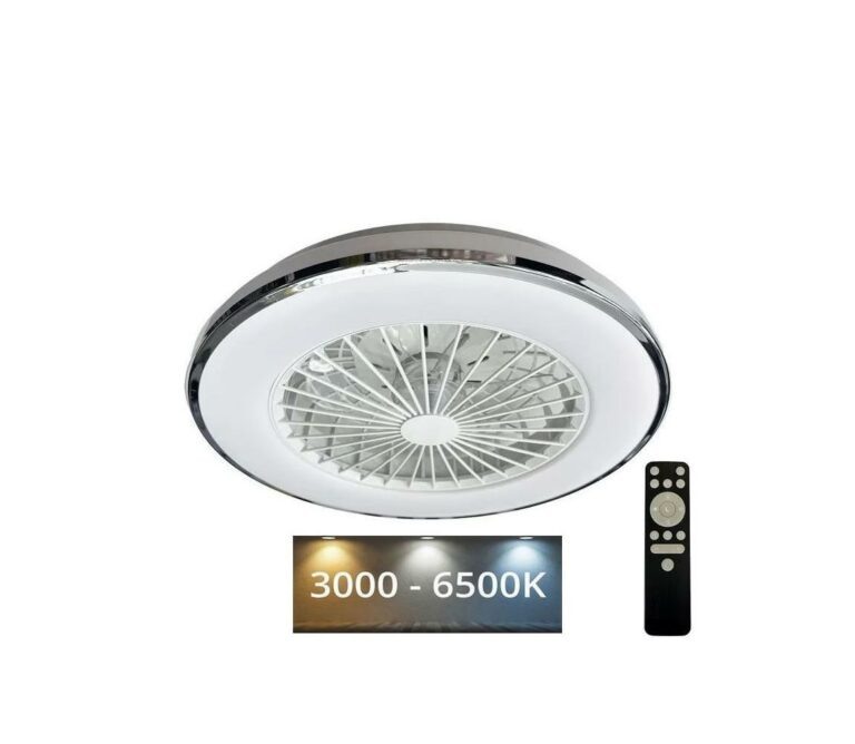 LED Stropní svítidlo s látorem OPAL LED/48W/230V + dálkové ovládání