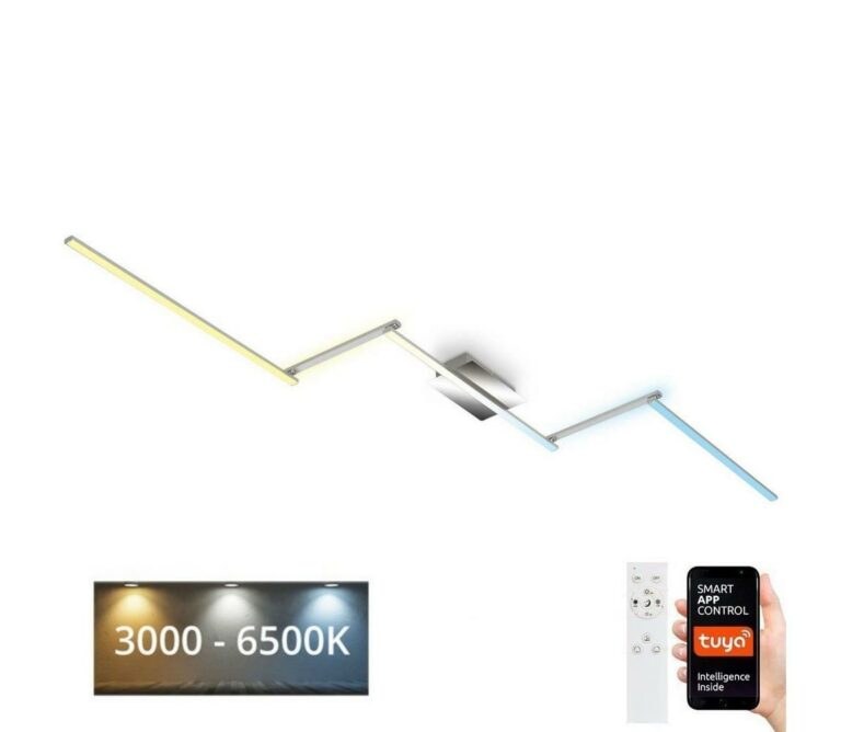 Brilo Brilo 3737-018-LED Stmívatelné stropní svítidlo SMART LED/24W/230V Wi-Fi Tuya+DO