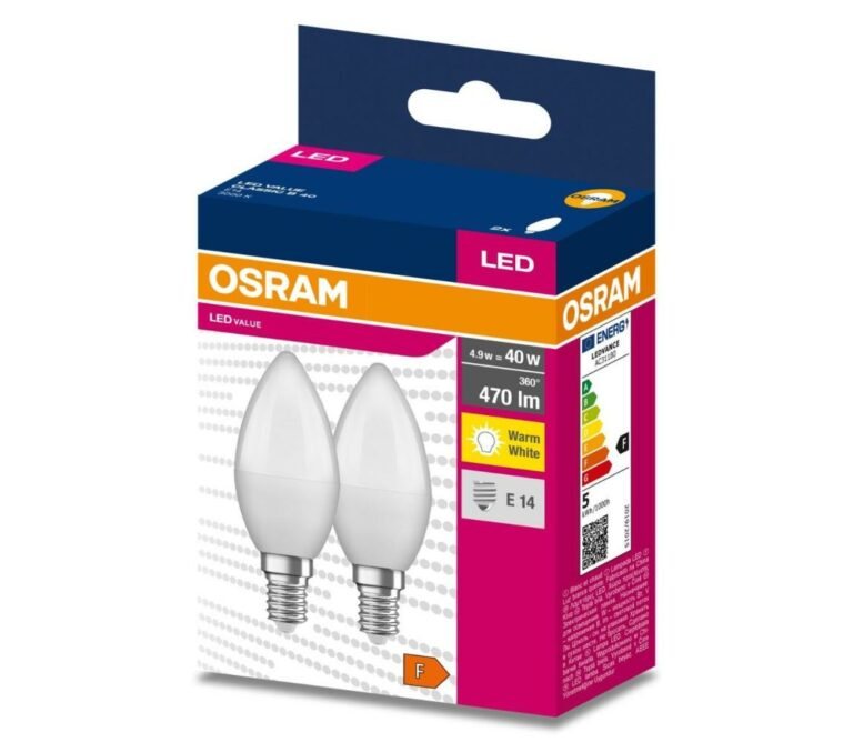 Osram SADA 2x LED Žárovka B35 E14/4
