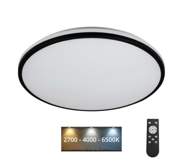 37330 - LED Stmívatelné stropní svítidlo ARVOS LED/37W/230V černá + DO
