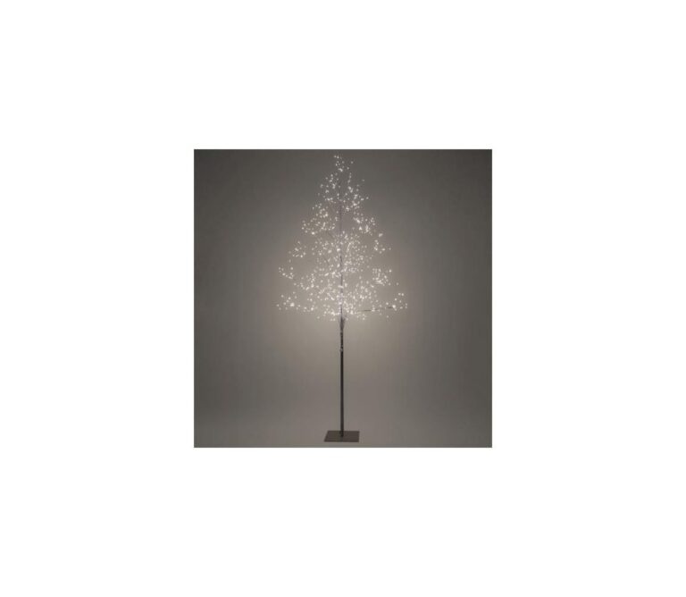 LED venkovní stromek 150cm 360 LED teplé bílé světlo hnědá barva