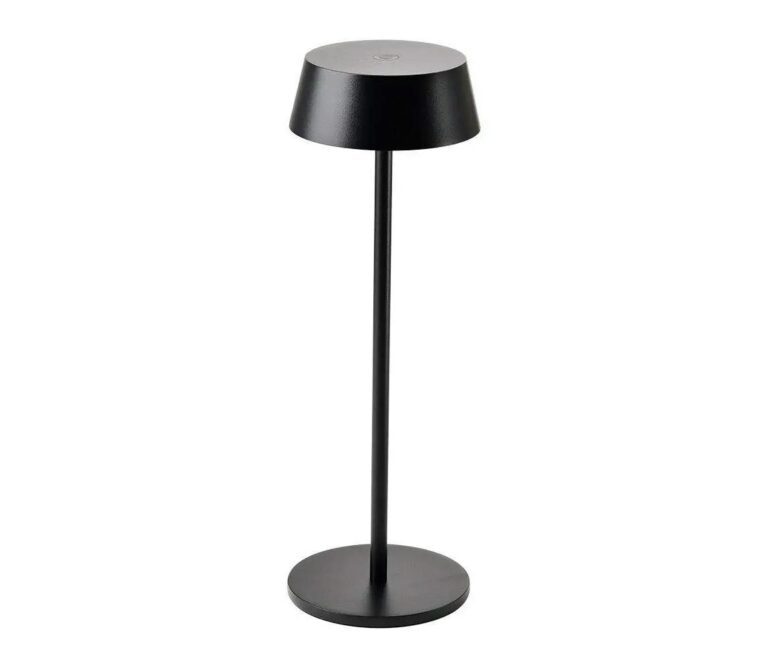 LED Venkovní stmívatelná dotyková dobíjecí stolní lampa LED/2W/5V IP54 černá