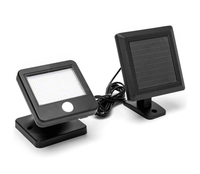 B.V.  - LED Solární nástěnné svítidlo se senzorem LED/0