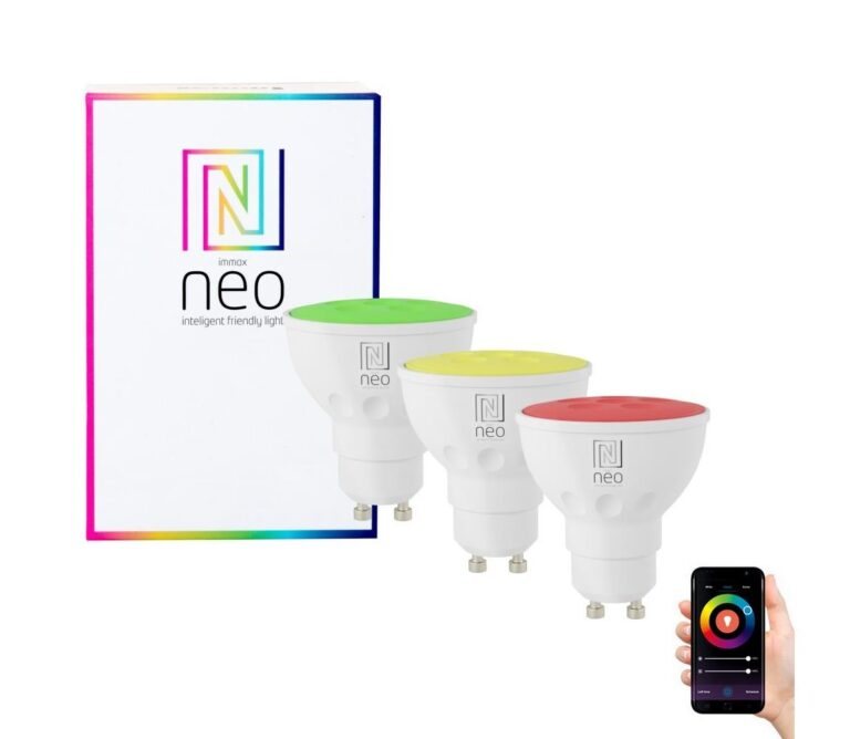 Neo  NEO 07777C - SADA 3x LED RGB+CCT Stmívatelná žárovka GU10/4